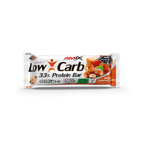 UD. LOW-CARB 33% PROTEIN BAR 60 GR Avellana-caramelo
