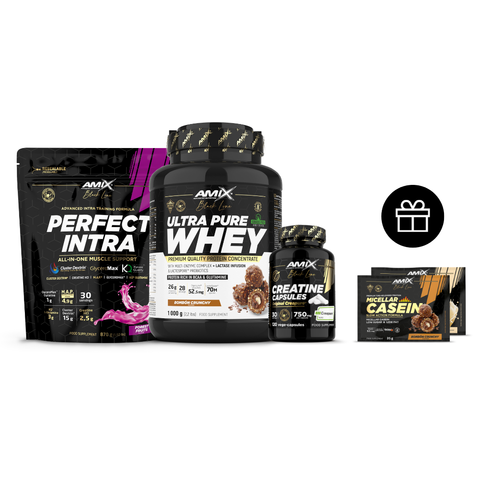 PACK FOCUS - Ultra Pure Whey 1kg + Creatina Creapure caps + Perfect Intra