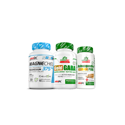 PACK RELAX -  Ashwagandha + Magnesio Magnechel® + Gaba