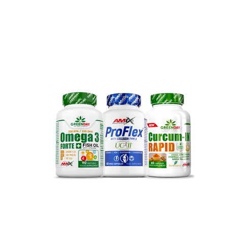 PACK SANTÉ ARTICULAIRE - Collagène Proflex + Curcuma + Oméga 3 Forte
