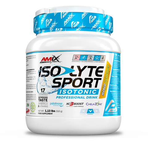 Bebida energética Isolyte Sport Drink - Amix Performance & ISOLYTE SPORT DRINK 510 GR Mango