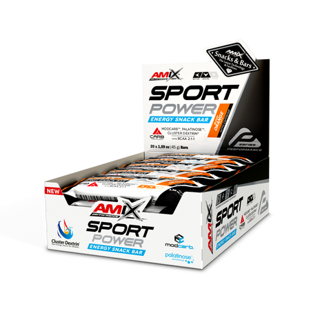 SPORT POWER ENERGY CAKE 20*45 GR Naranja