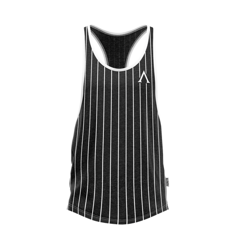 STRINGER MUSCLE ERA (1) & STRINGER MUSCLE ERA - STRIPED BLACK - S