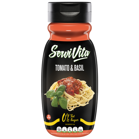 SALSA ZERO 320 MLTomate&Albahaca SERVIVITA