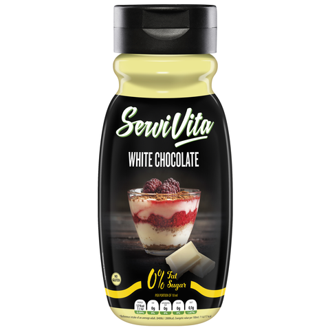 SALSA ZERO 320 ML Chocolate blanco SERVIVITA